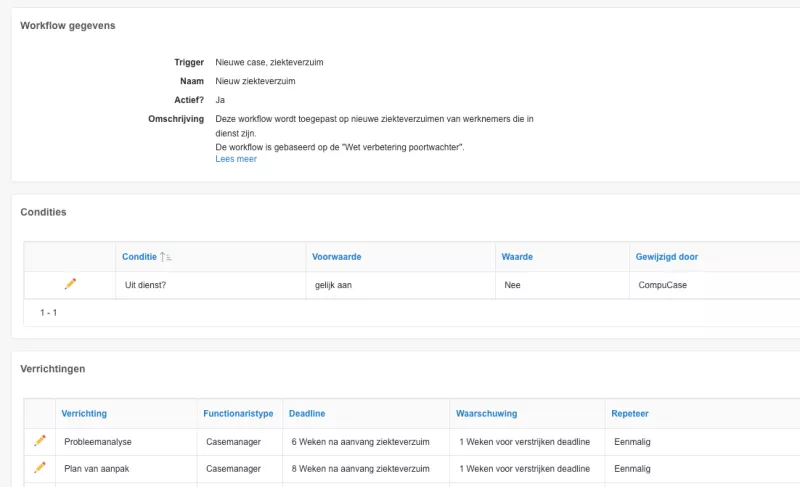 CompuCase workflows